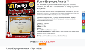 Funnyemployeeawards.com thumbnail