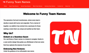 Funnyteamnames.us thumbnail