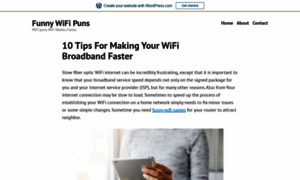 Funnywifipuns.wordpress.com thumbnail