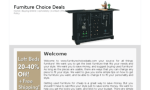 Furniturechoicedeals.com thumbnail