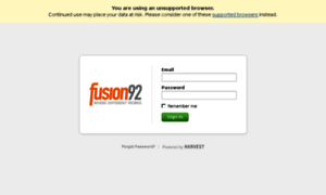 Fusion92.harvestapp.com thumbnail