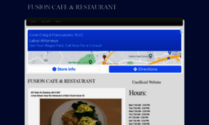 Fusioncafeandrestaurant.com thumbnail