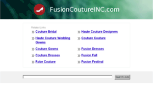Fusioncoutureinc.com thumbnail