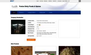 Fusiondehyfoods.en.ec21.com thumbnail