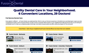 Fusiondentalgroup.com thumbnail