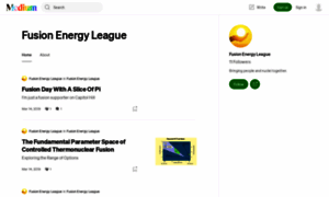 Fusionenergyleague.org thumbnail