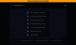 Fusionservice.in thumbnail