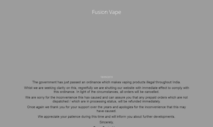 Fusionvape.in thumbnail