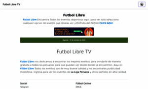 Futbollibreperuhd.pe thumbnail