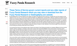 Fuzzypandaresearch.com thumbnail