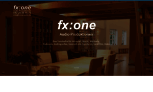 Fx-one-audio.de thumbnail