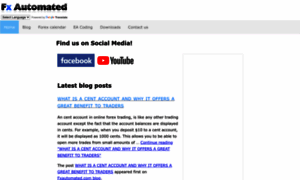 Fxautomated.com thumbnail