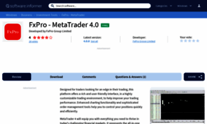 Fxpro-metatrader1.software.informer.com thumbnail