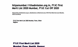 Fyjcmumbai.com thumbnail