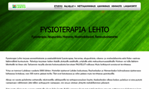 Fysioterapialehto.fi thumbnail