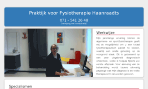 Fysiotherapiehaanraadts.nl thumbnail