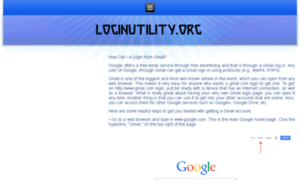 G.loginutility.org thumbnail