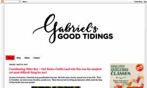 Gabrielsgoodtidings.blogspot.com thumbnail