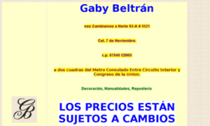 Gabybeltran.com.mx thumbnail