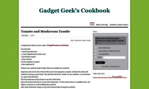 Gadgetcookbook.wordpress.com thumbnail