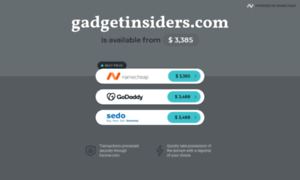 Gadgetinsiders.com thumbnail