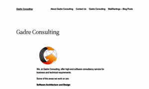 Gadreconsulting.com thumbnail