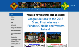 Gaelicfootballsa.com thumbnail