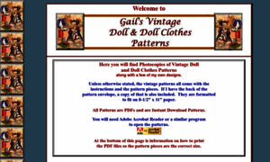 Gailsdollpatterns.com thumbnail