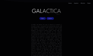 Galactica.org thumbnail