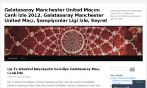 Galatasaraymanchesterunitedmaciizle.wordpress.com thumbnail