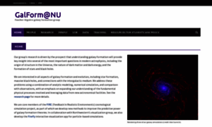Galaxies.northwestern.edu thumbnail