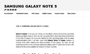 Galaxynote5cases.com thumbnail