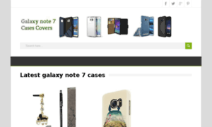 Galaxynote7cases.com thumbnail