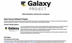 Galaxyproject.github.io thumbnail