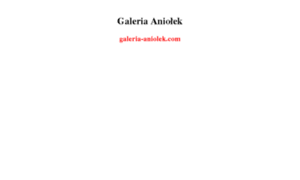 Galeria-aniolek.com thumbnail