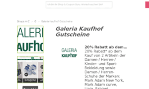 Galeria-kaufhof.gutscheincodes.de thumbnail