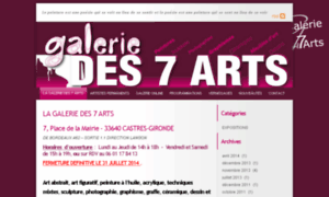 Galeriedes7arts.fr thumbnail