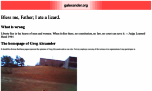 Galexander.org thumbnail