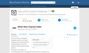 Galileos-implant-database.software.informer.com thumbnail