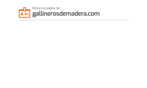 Gallinerosdemadera.com thumbnail