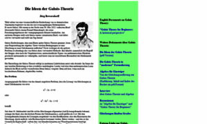 Galois-theorie.de thumbnail