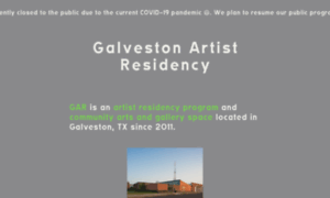 Galvestonartistresidency.org thumbnail