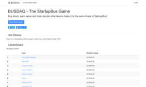 Game.startupbus.com thumbnail