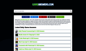 Gameanswers.com thumbnail