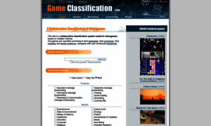 Gameclassification.com thumbnail