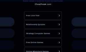 Gamecube.cheatfreak.com thumbnail