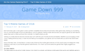 Gamedown999.com thumbnail