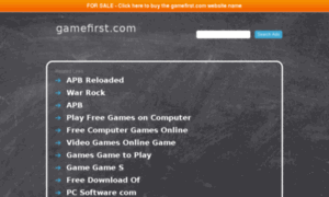 Gamefirst.com thumbnail