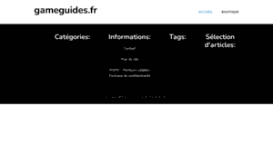 Gameguides.fr thumbnail