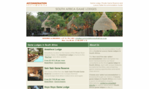 Gamelodges.accommodationsouthafrica.co.za thumbnail